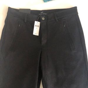 NWT Banana Republic Factory Black Ponte Legging